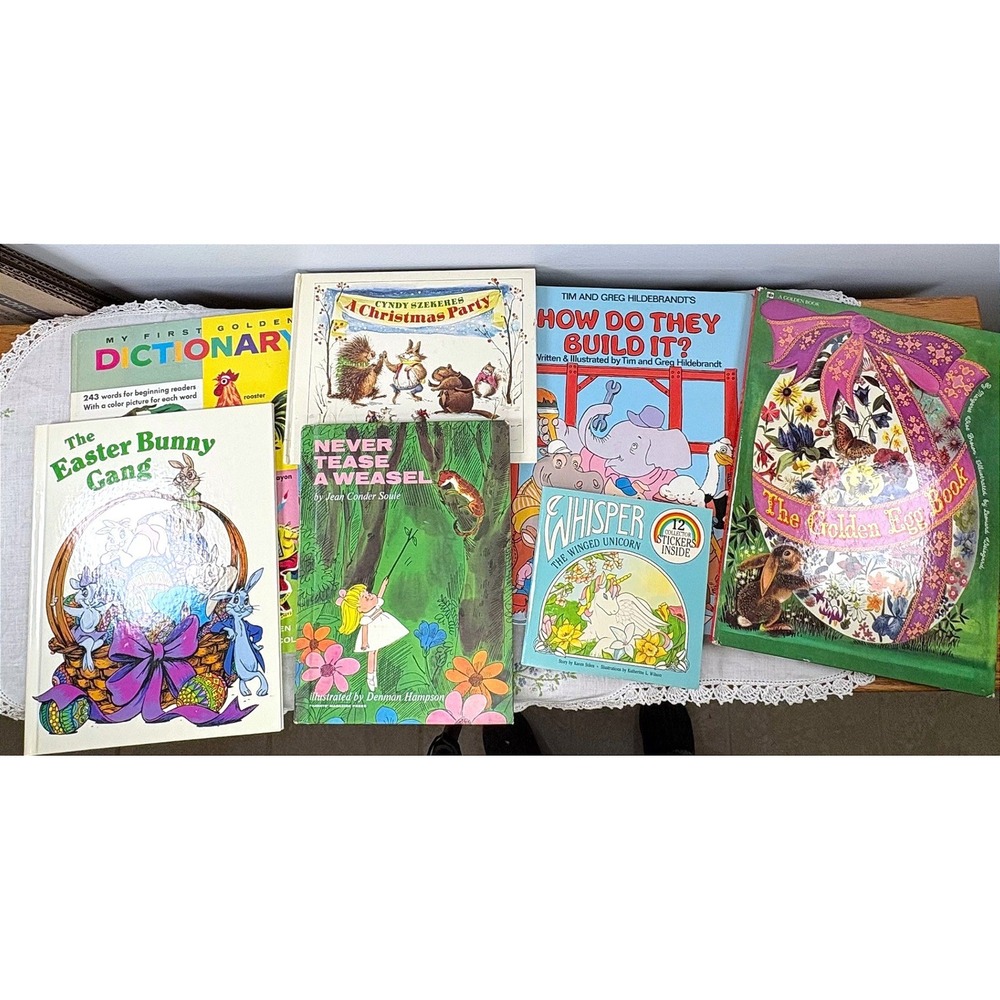 Vintage Children Books Set of 7